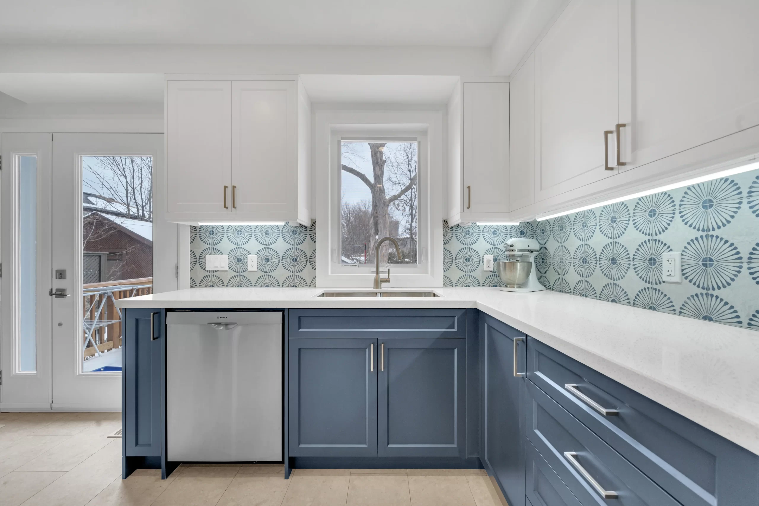 Westlake — Blue Shaker Kitchen